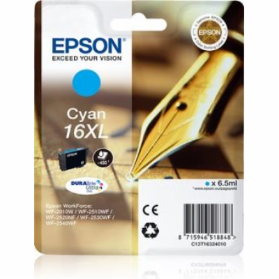 Epson Singlepack Cyan 16XL DURABrite Ultra Ink