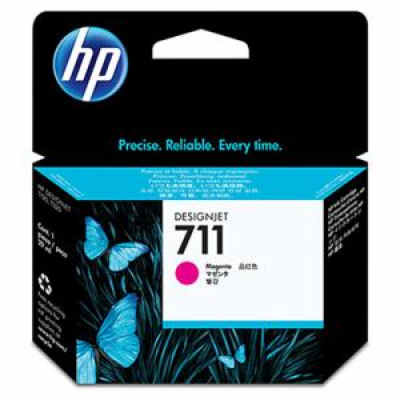 HP 711 Magenta DJ Ink Cart, 29 ml, CZ131A