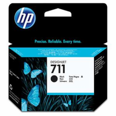 HP 711 Black DJ Ink Cart, 80 ml, CZ133A