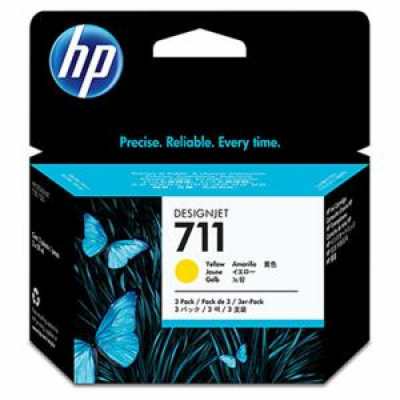 HP CZ136A - originální HP 711 Yellow DJ Ink Cart, 29 ml, ...