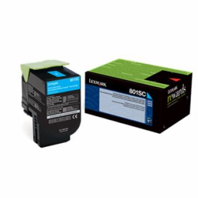 LEXMARK Cyan toner 802SC pro CX310/410/510 z programu Lex...