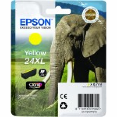 Epson Singlepack Yellow 24XL Claria Photo HD Ink