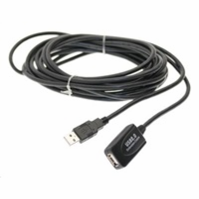 PremiumCord USB 2.0 repeater a prodlužovací kabel A/M-A/F 5m