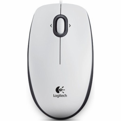 Logitech Mouse B100, white