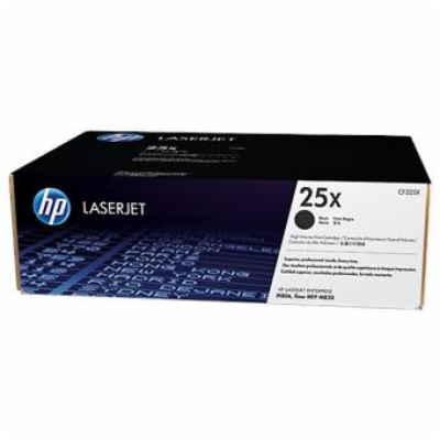 HP 25X Black LJ Toner Cart, CF325X (40,000 pages)