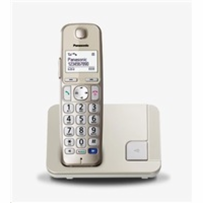 Panasonic KX-TGE210FXN, bezdrát. telefon, bílý