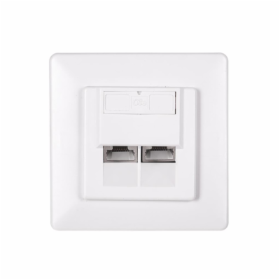 NETRACK 106-34 complete flush-mounted outlet 2xRJ45 8p8c ...