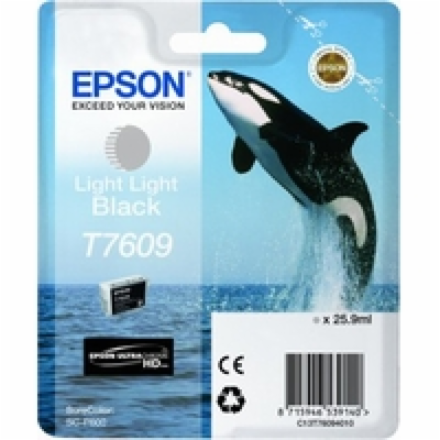 EPSON ink čer ULTRACHROME HD "Kosatka" - Light Light Blac...