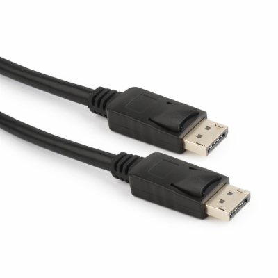 Gembird kabel DisplayPort M/M, zlac., 1m, černý