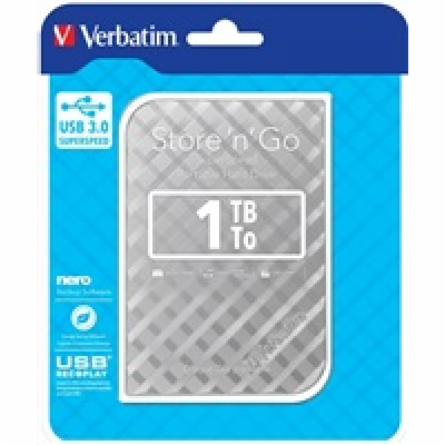 Verbatim Store  n  Go 1TB, USB 3.0, 53197 VERBATIM HDD 2....