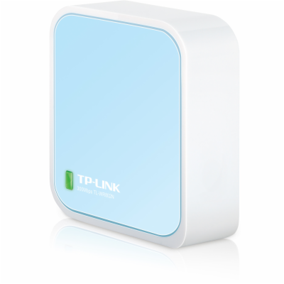 TP-Link TL-WR802N WiFi4 router (N300, 2,4GHz, 1x100Mb/s L...