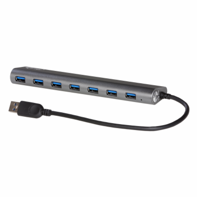 i-tec USB HUB METAL/ 7 portů/ USB 3.0/ napájecí adaptér/ ...