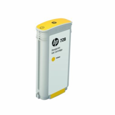 HP 728 130-ml Yellow DesignJet Ink Cartridge