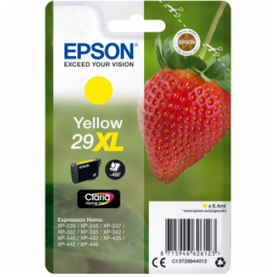 Epson Singlepack Yellow 29XL Claria Home Ink