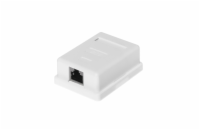 NETRACK 106-12 complete surface-mounted outlet 1 x RJ45 8p8c FTP cat. 6 LSA