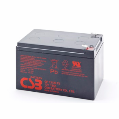 CSB 12V 12Ah GP12120 F2 - Pb záložní akumulátor VRLA AGM