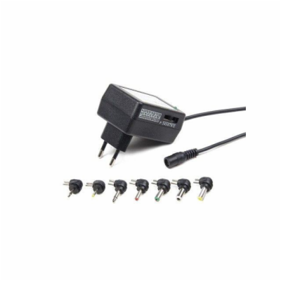 GEMBIRD Universal AC-DC adapter, 12 W