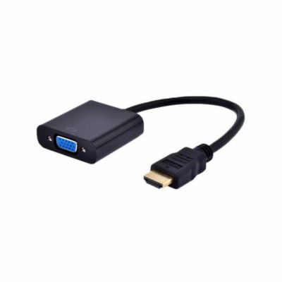 Gembird Adapter HDMI-A - VGA (M/F), černý