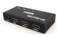 PREMIUMCORD HDMI splitter 1-2 porty kovový s napájením, 4K, FULL HD, 3D