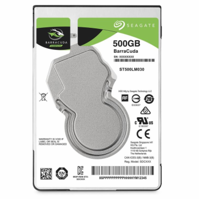 Seagate BarraCuda 500GB, ST500LM030,  2.5" HDD, 500GB, SA...