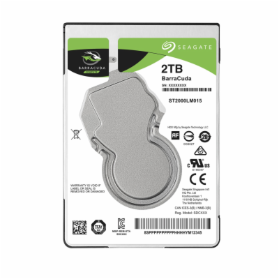 Seagate BarraCuda 2TB HDD / ST2000LM015/ Interní / 2,5" /...