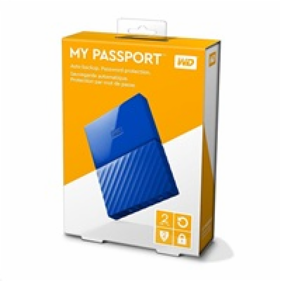 WD My Passport 2TB Ext, 2,5" USB3.0, BLUE