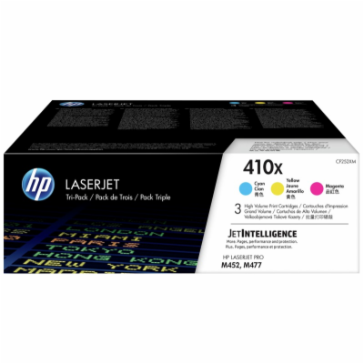 HP 410X 3-pack High Yield Cyan/Magenta/Yellow Original La...