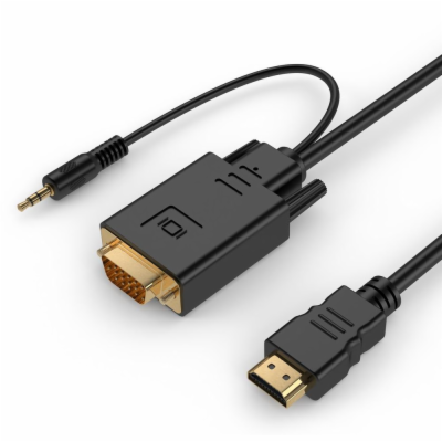 GEMBIRD Redukce HDMI to VGA + audio, 1,8m