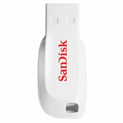 SanDisk Flash Disk 16GB Cruzer Blade, USB 2.0, bílá