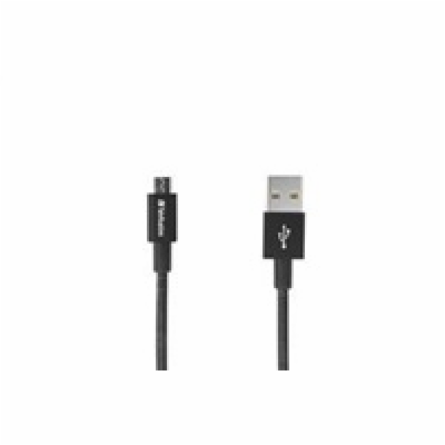 Verbatim Micro USB kabel 100cm, SYNC + CHARGE černý