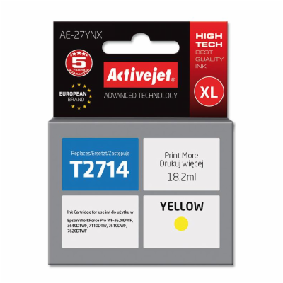 ActiveJet inkoust Epson T2714 new AE-27YNX  18 ml