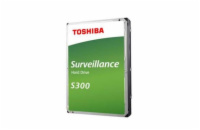 Toshiba S300 Surveillance 8TB, 3,5", HDWT380UZSVA TOSHIBA HDD S300 PRO Surveillance (CMR) 8TB, SATA III, 7200 rpm, 256MB cache, 3,5", BULK