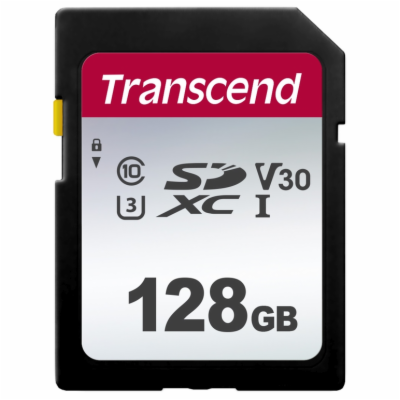 TRANSCEND SDXC karta 128GB 300S, UHS-I U3 V30 (R:100W:25 ...