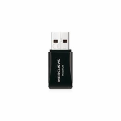 MERCUSYS MW300UM WiFi4 USB adapter (N300,2,4GHz,USB2.0)