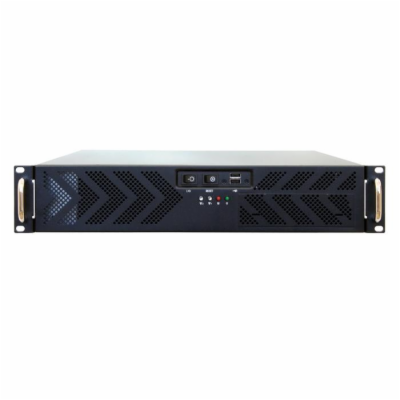 CHIEFTEC rack 19" 2U UNC-210T-B-U3 400W, USB 3.0, černý