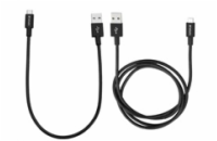 Verbatim Micro USB kabel  100cm + 30cm, SYNC + CHARGE černý