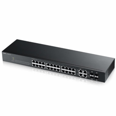 Zyxel GS1920-24V2 28-port Gigabit WebManaged Switch, 24x ...