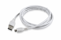 GEMBIRD Kabel USB A Male/Micro B Male 2.0, 1,8m, White, High Quality