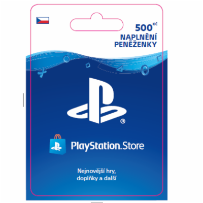 ESD CZ - PlayStation Store el. peněženka - 500 Kč