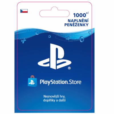 ESD CZ - PlayStation Store el. peněženka - 1000 Kč