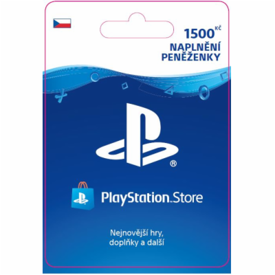 ESD CZ - PlayStation Store el. peněženka - 1500 Kč