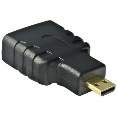 Akyga adaptér HDMI/microHDMI/ABS/cerná