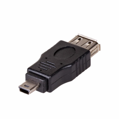 Akyga adaptér USB-AF/miniUSB-B (5-pin)/cerná