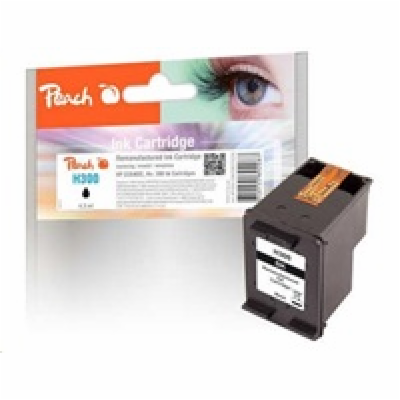 PEACH kompatibilní cartridge HP CC640EE No.300, Black, 4,...