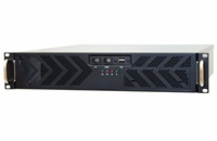 CHIEFTEC skříň Rackmount 2U ATX, UNC-210T-B-U3-OP, Black, bez zdroje