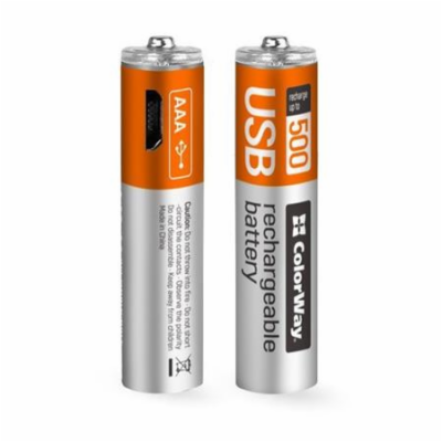 Colorway nabíjecí baterie AAA 400mAh/ micro USB/ 1.5V/ 2k...