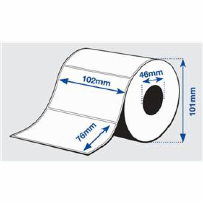 Premium Matte Label -Die Cut102mm x76mm,440 labels