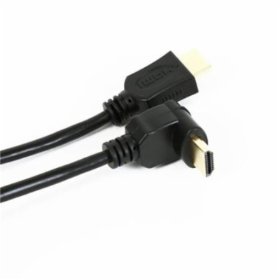 OMEGA OCHK34 KABEL HDMI v.1.4 GOLD ANGULAR 3M BLISTER