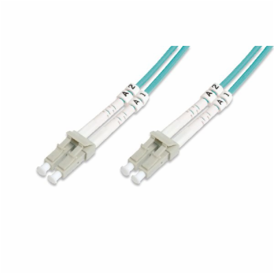 Digitus Fiber Optic Patch Cord, LC to LC Multimode 50/125...