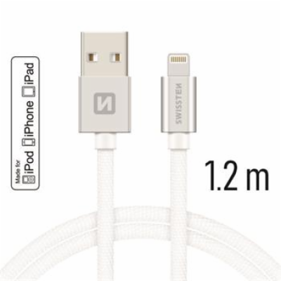 Swissten Datový Kabel Textile Usb / Lightning Mfi 1,2 M S...